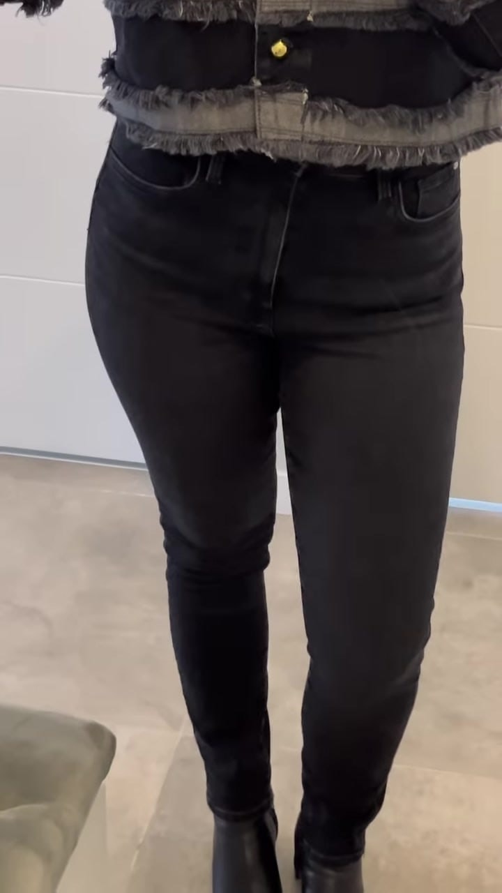 Gold Düğmeli Slim Fit Pantolon