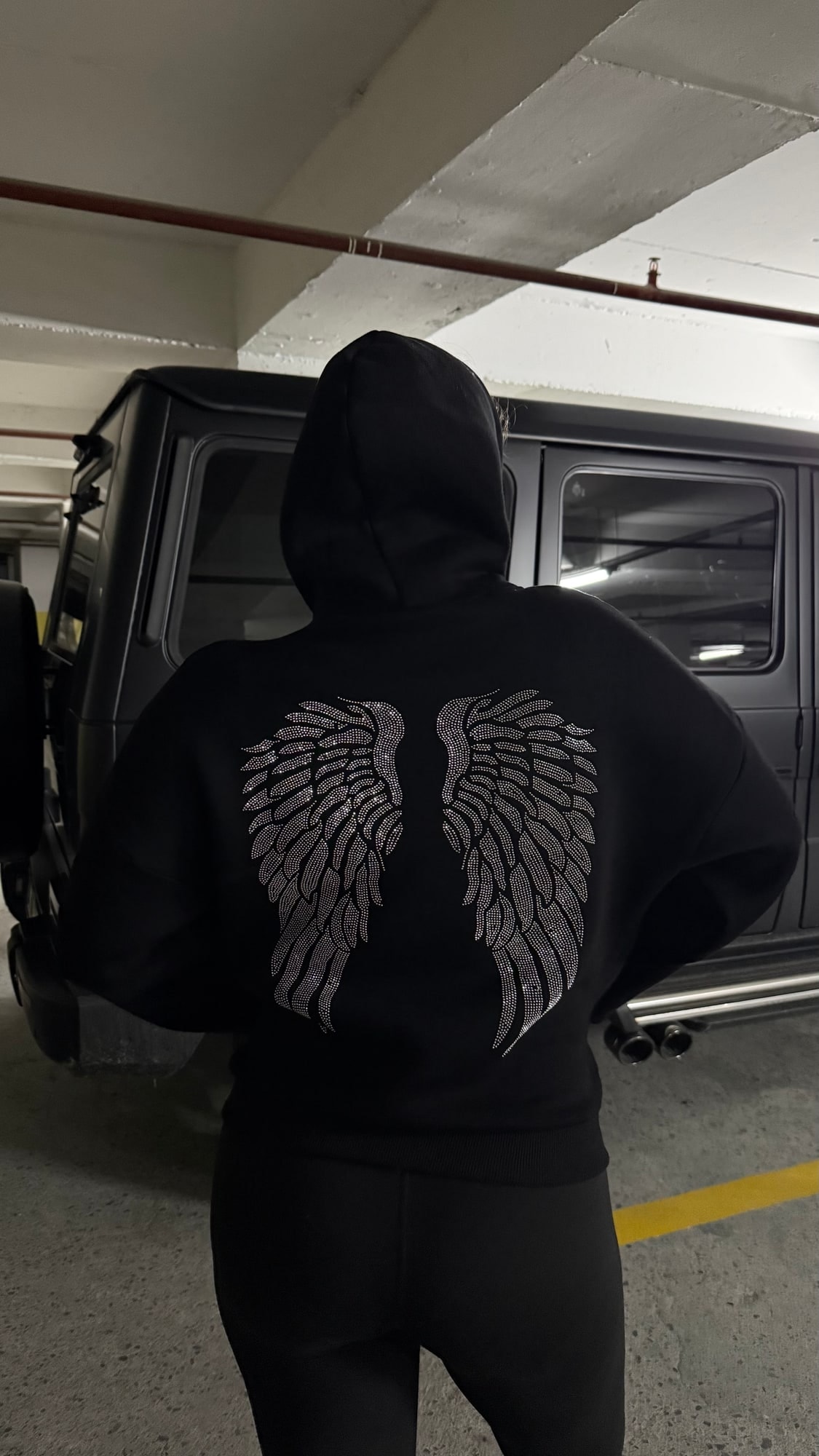 Melek Kanatlı Sweatshirt